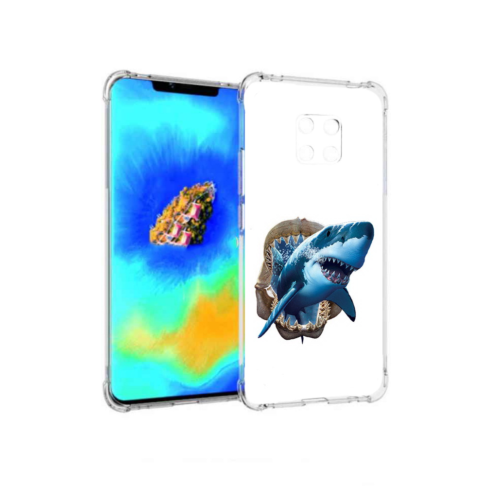 

Чехол MyPads челюсти для Huawei Mate 20 Pro, Прозрачный, Tocco