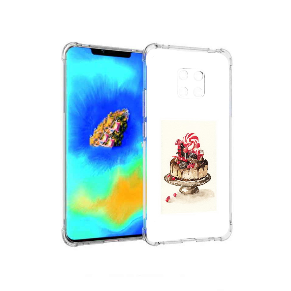 

Чехол MyPads вкусный торт для Huawei Mate 20 Pro, Прозрачный, Tocco