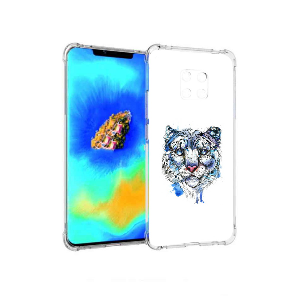 Чехол MyPads водяной тигр для Huawei Mate 20 Pro