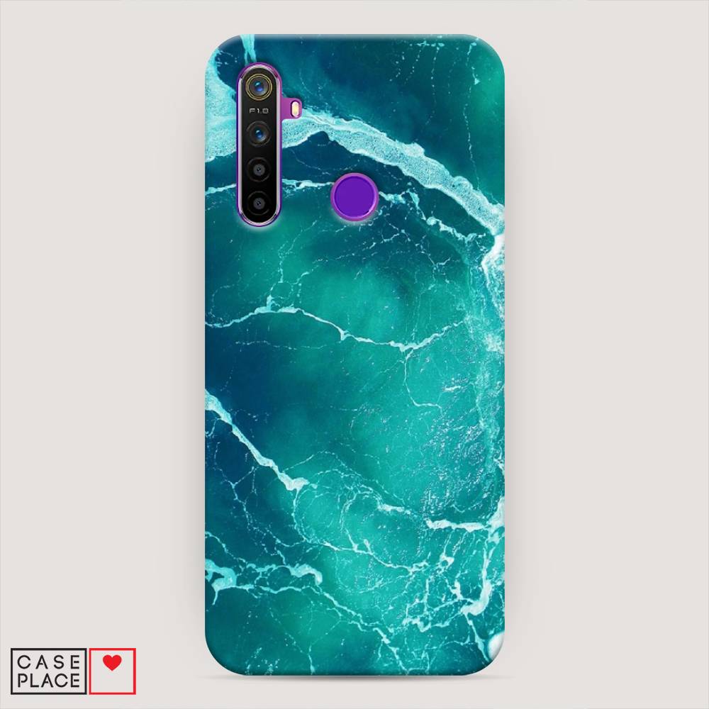 

Пластиковый чехол "Изумрудный океан" на Realme 5, 251520-3