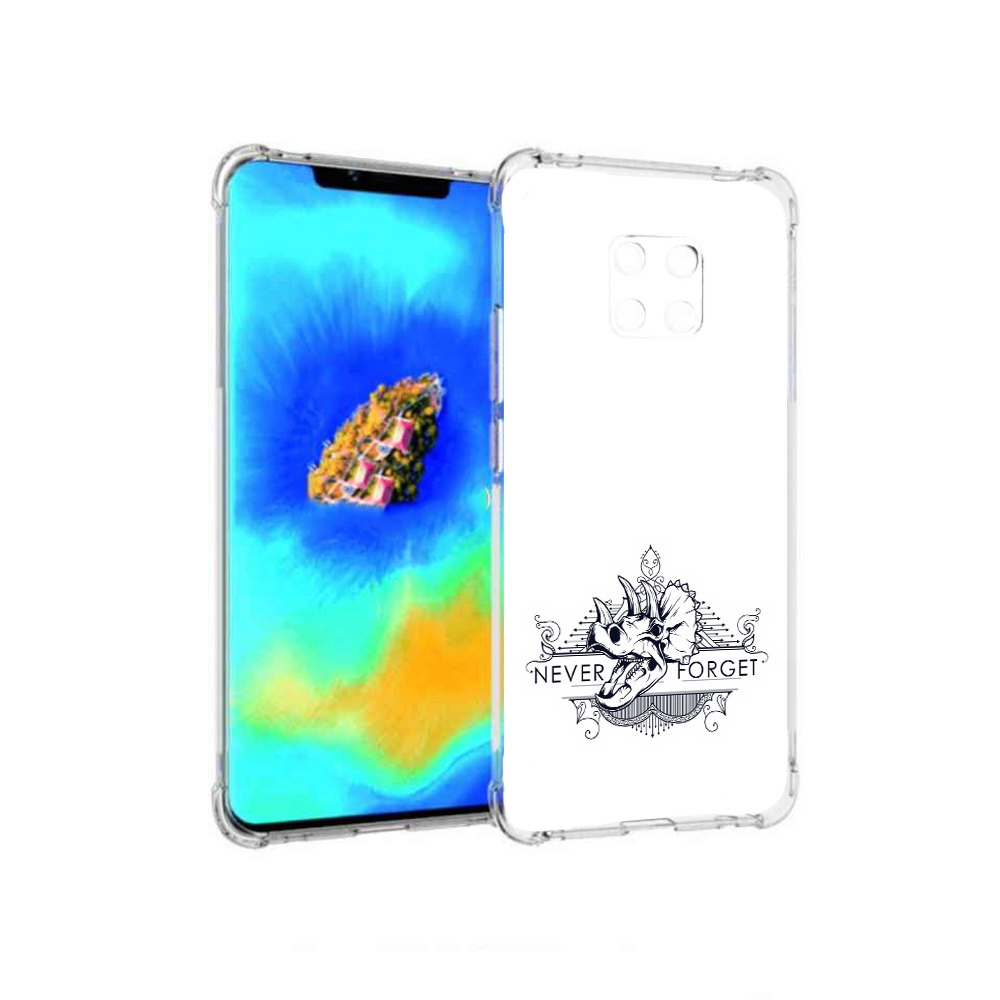 

Чехол MyPads логотип носорога никогда не забуду для Huawei Mate 20 Pro, Прозрачный, Tocco