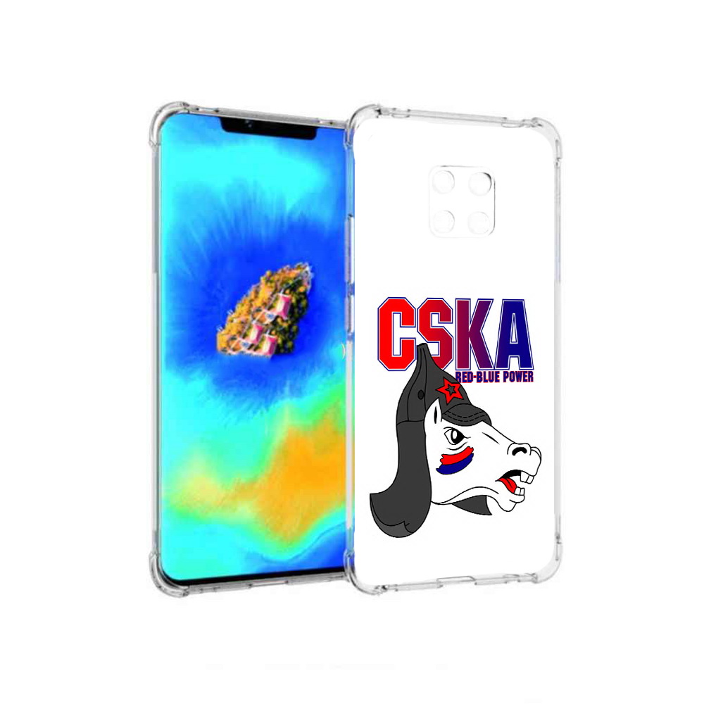

Чехол MyPads ФК ЦСК лошадка россия для Huawei Mate 20 Pro, Прозрачный, Tocco