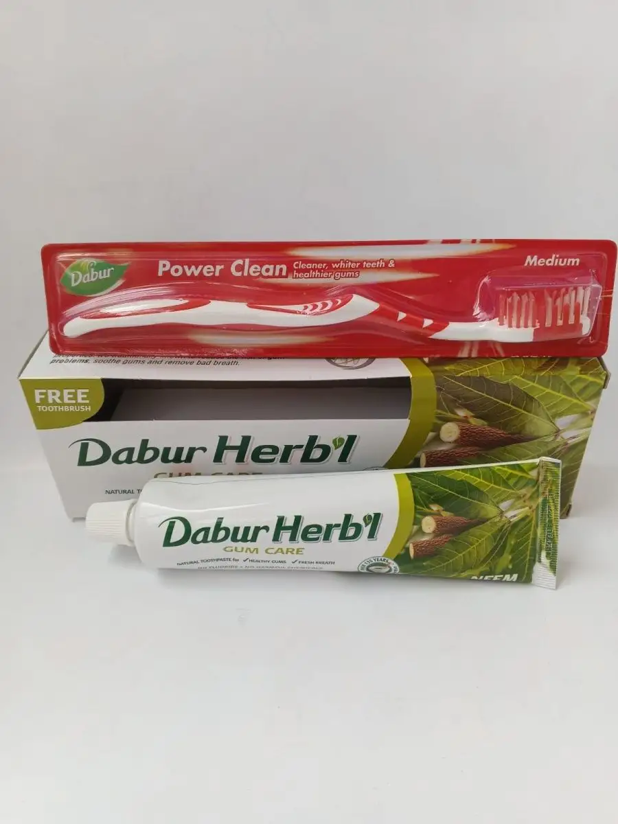 Зубная паста Dabur Хербал Ним 150 г щетка 450₽