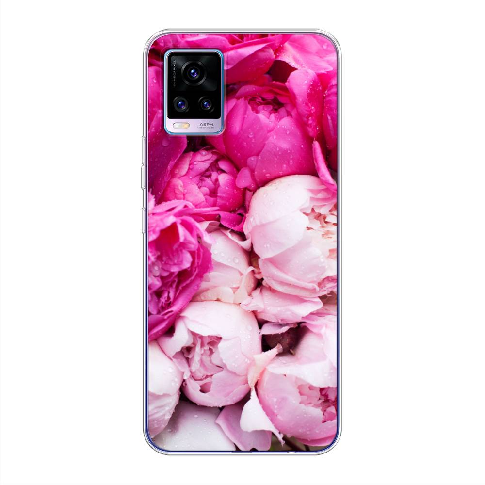 

Чехол Awog "Пионы розово-белые" для Vivo V20, Разноцветный, 263350-8