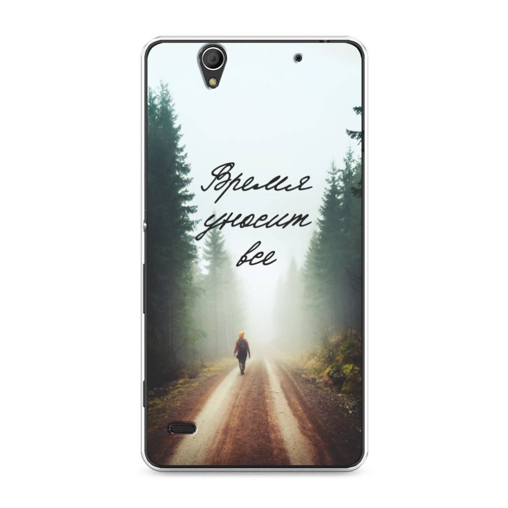 

Чехол Awog на Sony Xperia C4 "Время уносит все", Разноцветный, 52650-6