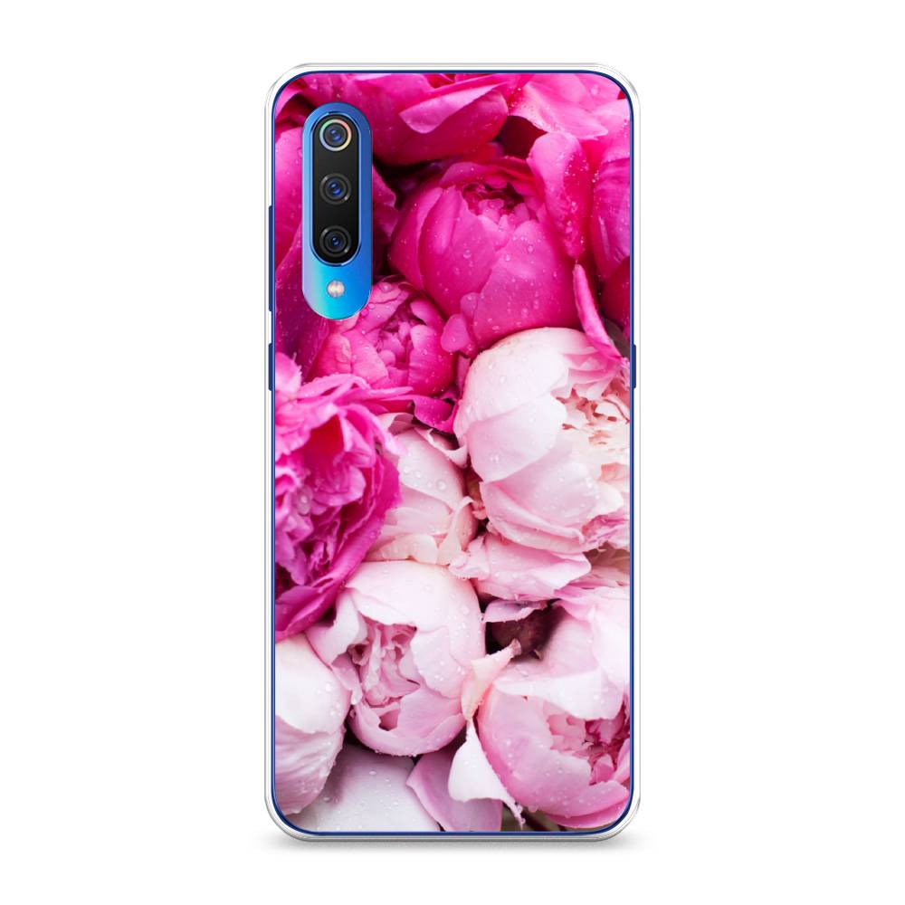 фото Чехол awog "пионы розово-белые" для xiaomi mi 9