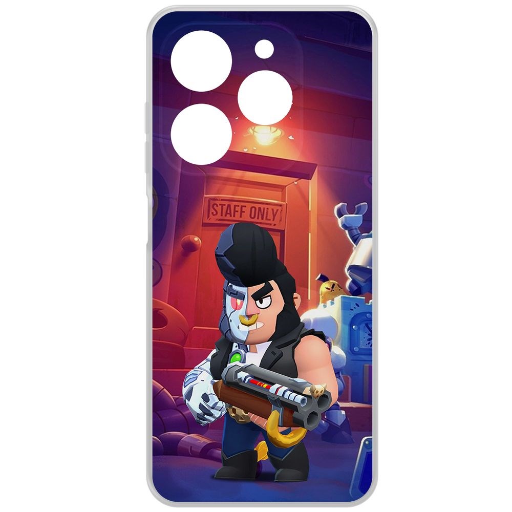 

Чехол-накладка Krutoff Clear Case Brawl Stars-Б-800 для TECNO Spark Go 2024, Прозрачный