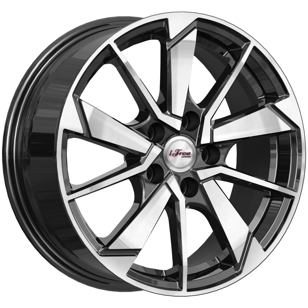 

Колесный диск iFree Зиплайн (КС1042) (Блэк Джек) 6.5xR16 ET33 5x108 D60.1