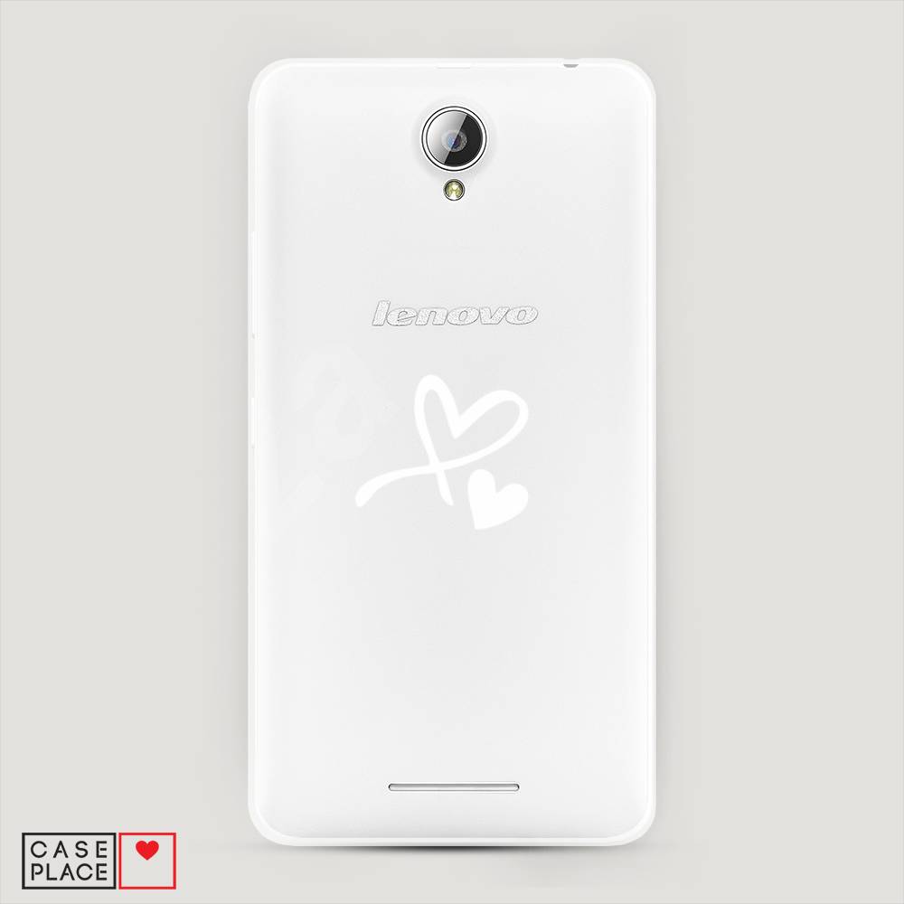 

Чехол Awog на Lenovo A5000 / Леново A5000 "Сердечко минимализм", 111950-6