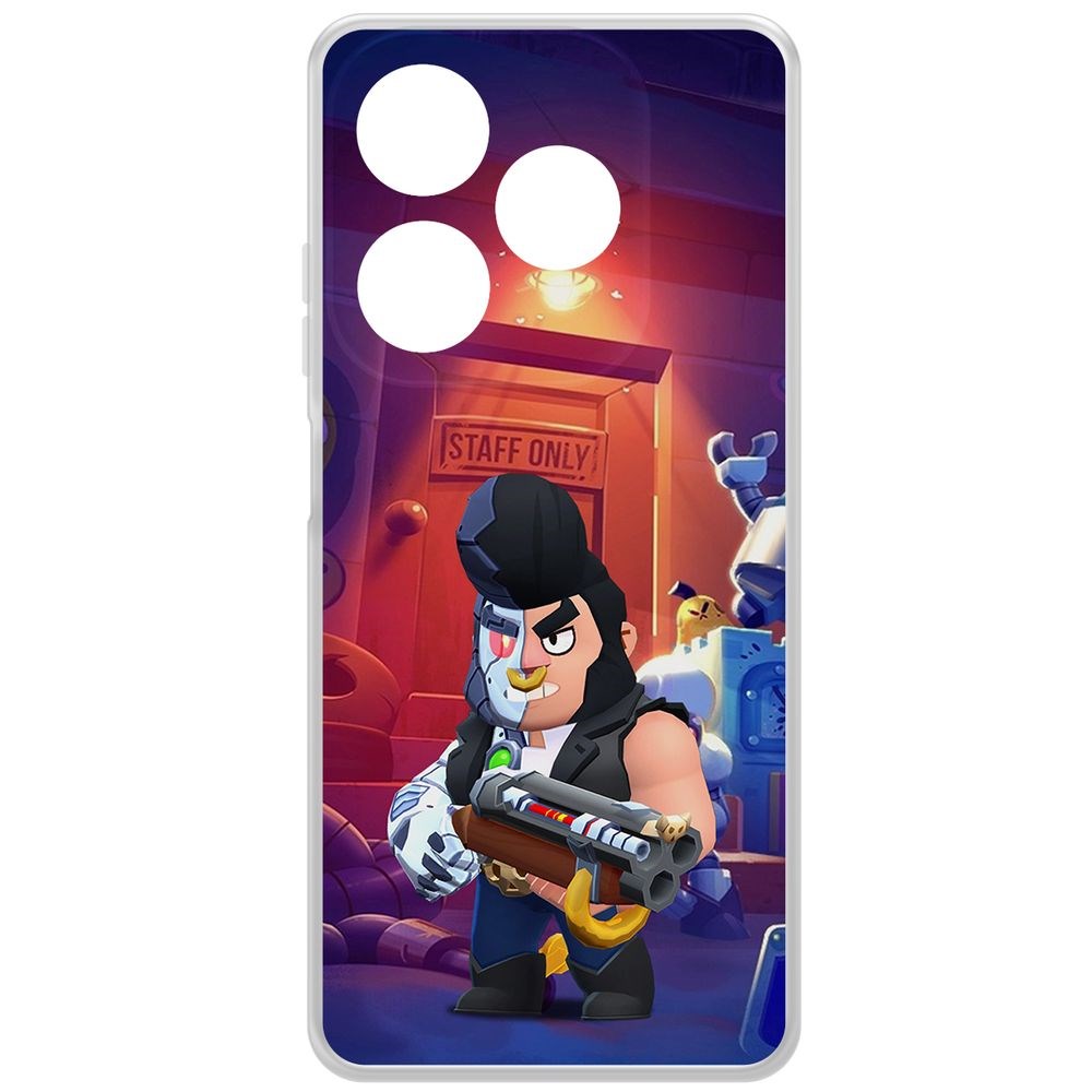 

Чехол-накладка Krutoff Clear Case Brawl Stars-Б-800 для INFINIX Smart 8, Прозрачный