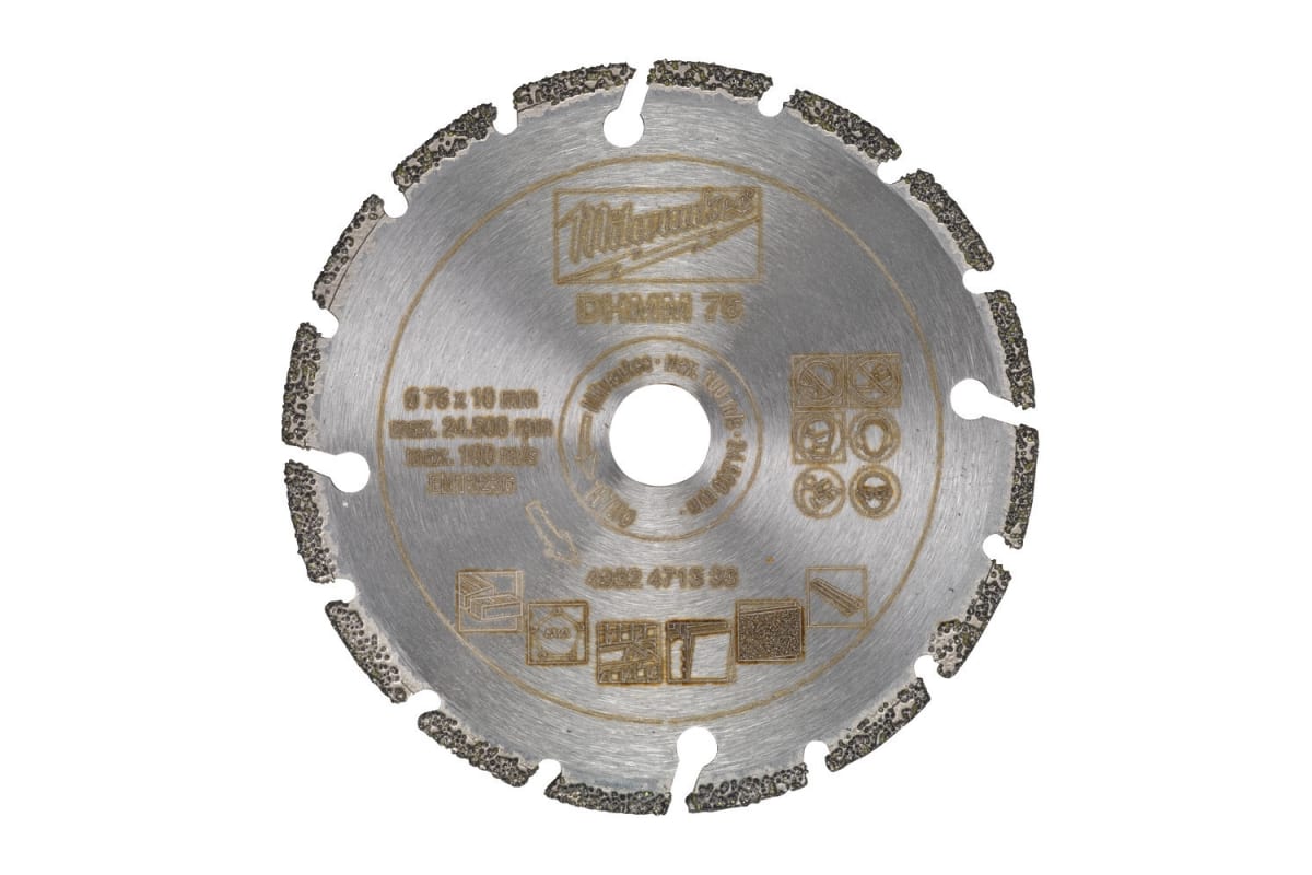 Алмазный диск Milwaukee 4932471333 DHMM 76 мм для M12 FCOT