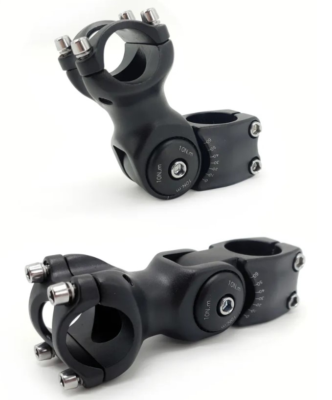 

Вынос руля велосипеда JETCAT - Регулируемый - 25,4мм - длина 110мм, Черный, JC-R-254-110