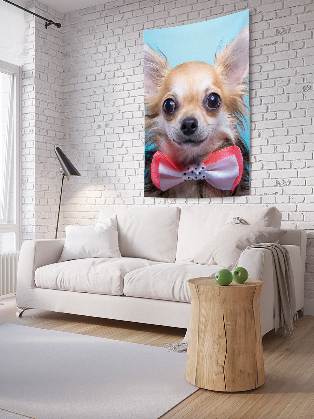 

Вертикальное фотопанно на стену JoyArty Дружелюбный пес 150x200 см, Дружелюбный пес