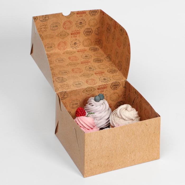

Коробка складная, двухсторонняя "Post office" 16 х 16 х 10 см, Газета