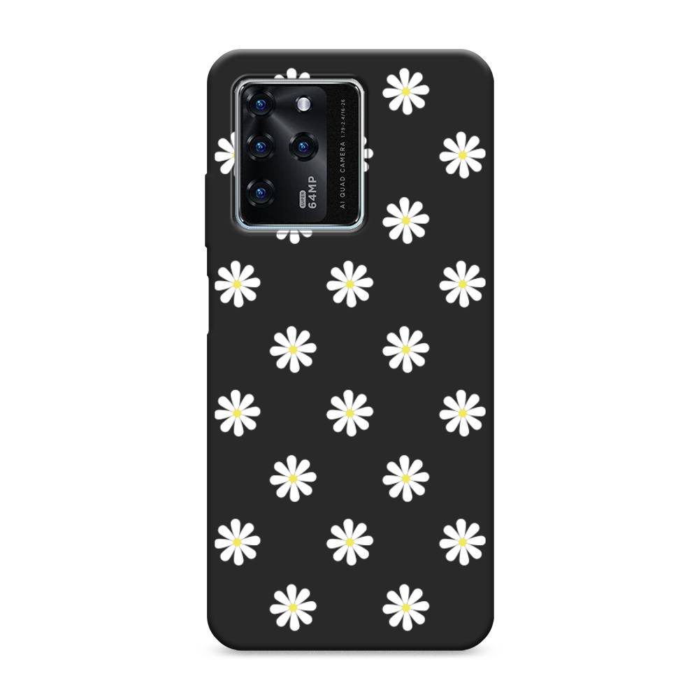 

Матовый силиконовый чехол "Маленькие ромашки" на ZTE Blade V30, 135352-1