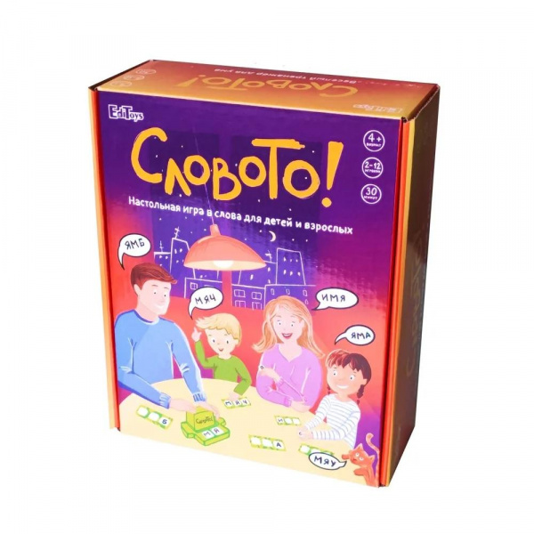 Настольная игра в слова «СловоТо!», EdiToys