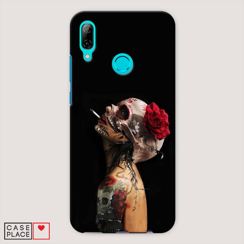 

Чехол Awog "Девушка с черепом" для Huawei P Smart 2019, 67220-7