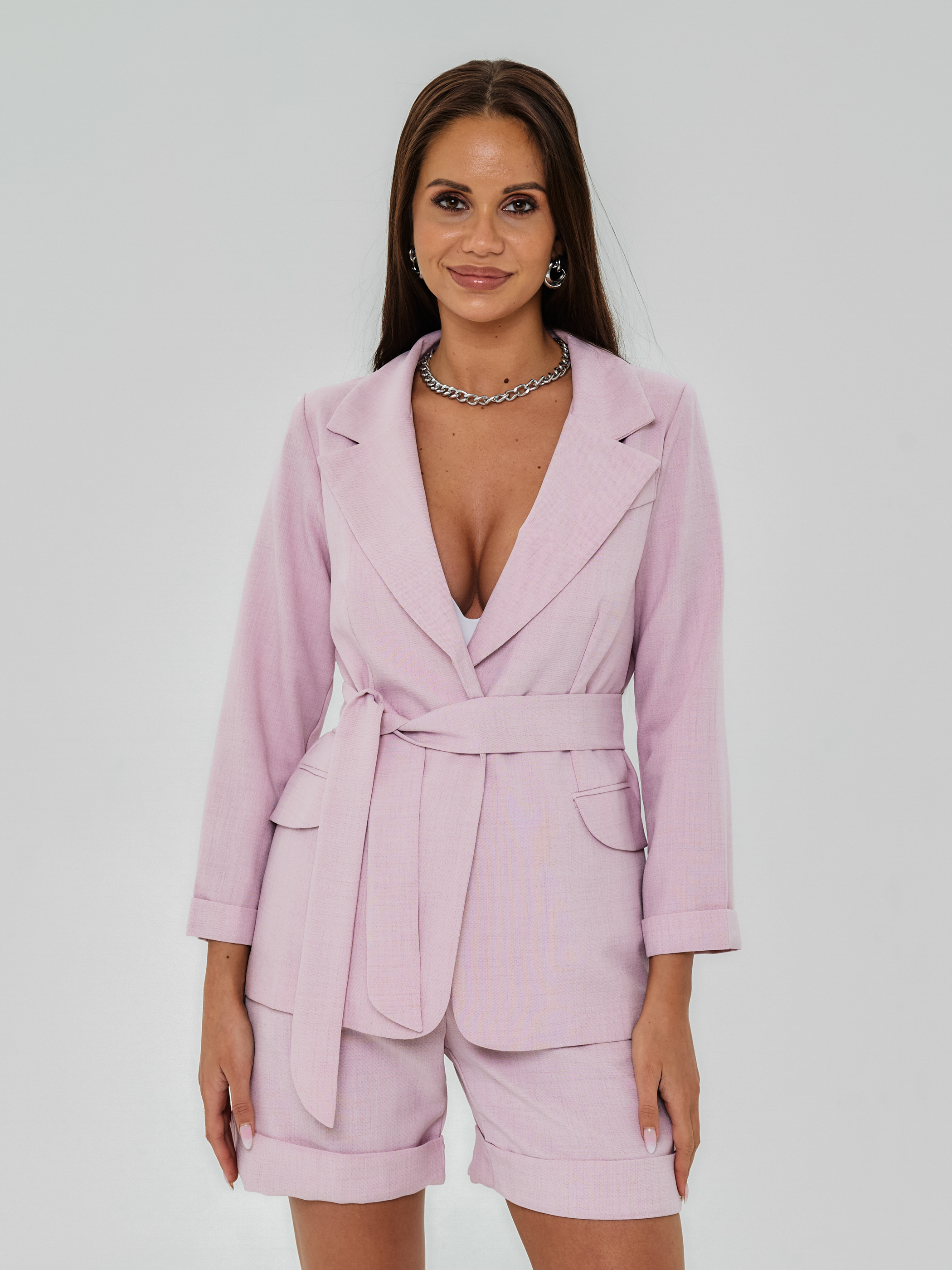 

Костюм женский DAZZLE STYLE Шик розовый 48 RU, Шик