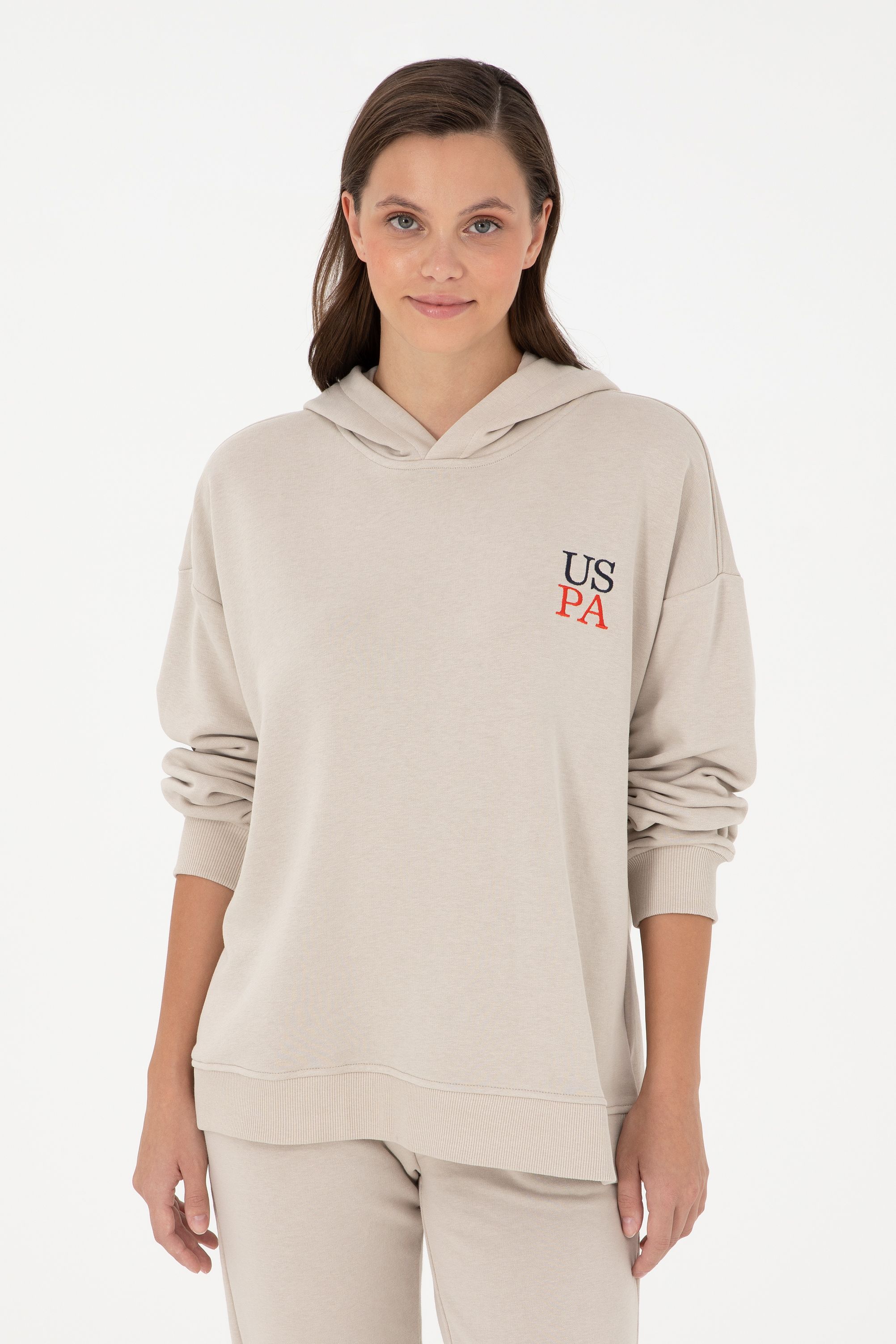 

Худи женское U.S. POLO Assn. G082GL0820RC бежевое L, Бежевый, G082GL0820RC