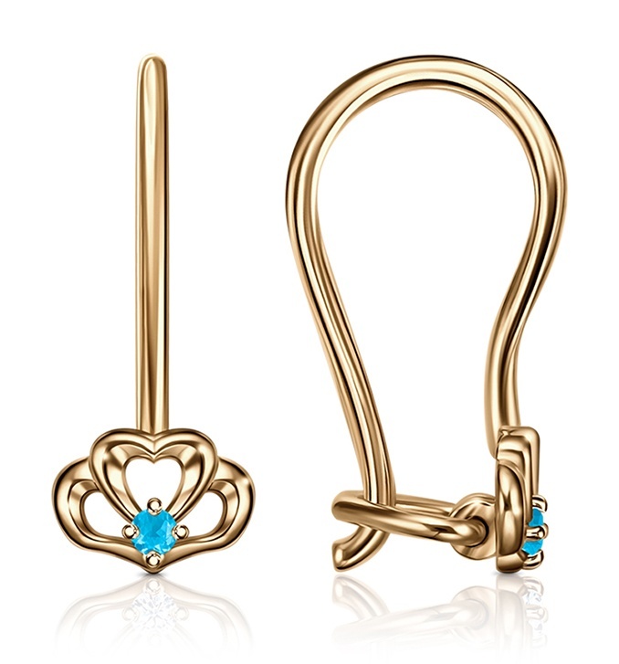 

Серьги из серебра Kari Jewelry 222519, фианит, 222519