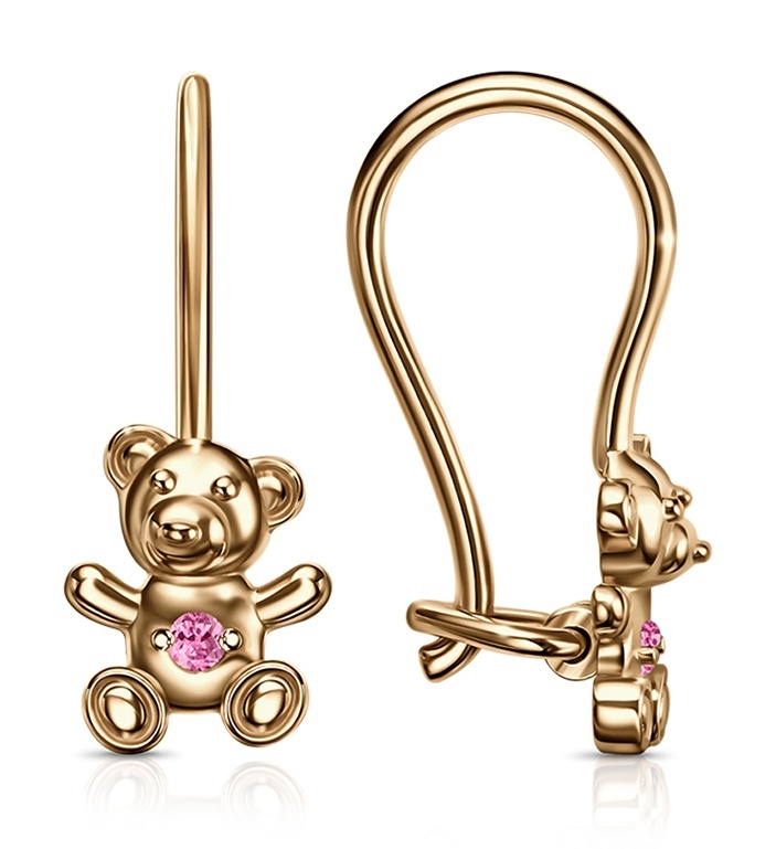 

Серьги из серебра Kari Jewelry 222518, фианит, 222518