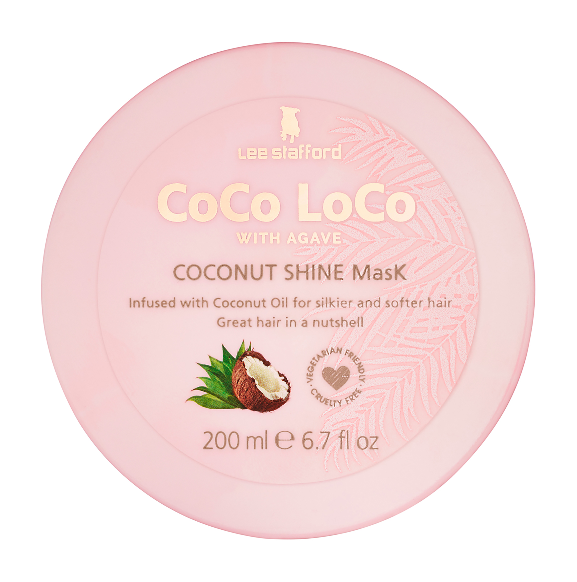 Маска Lee Stafford Сосо Loco With Agave Coconut Shine Mask, 200мл маска artego almond оттеночная миндаль 200мл