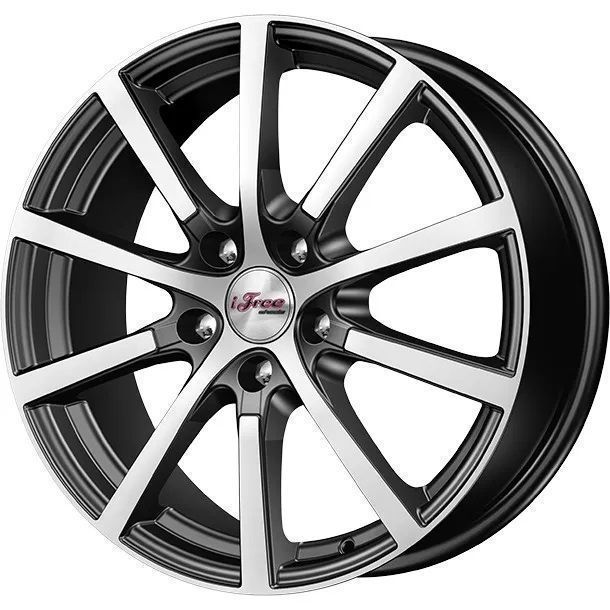 

Колесный диск iFree Big Byz (КС680) (Блэк Джек) 7.0xR17 ET37 5x114.3 D66.6