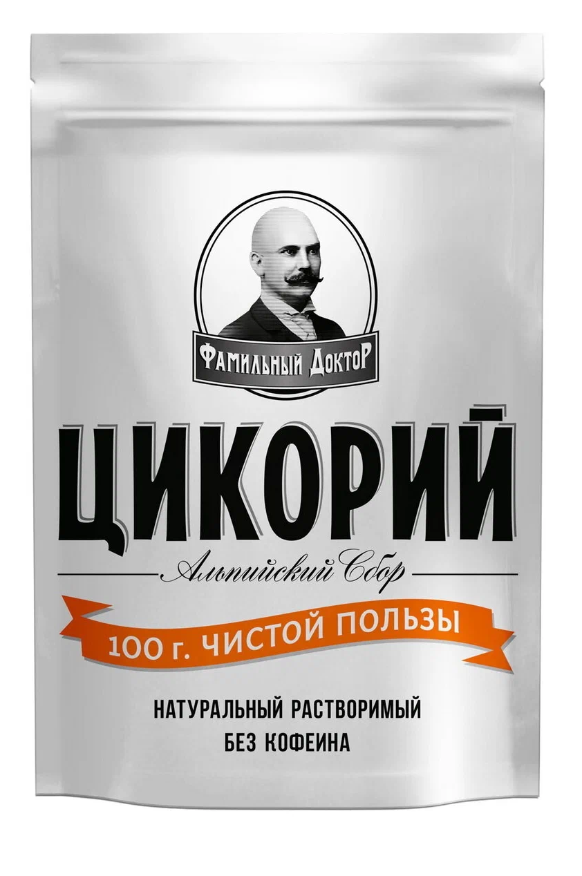 

Цикорий Фамильный Доктор натуральный Альпийский сбор, растворимый, 100 г