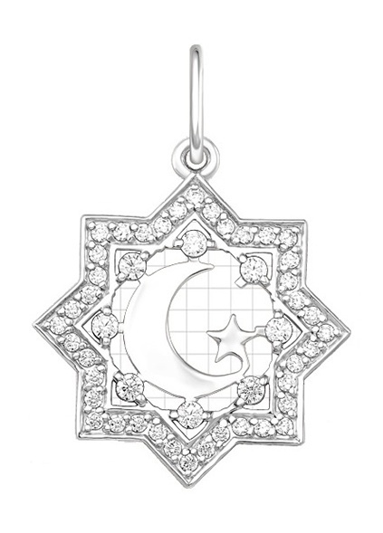 

Подвеска из серебра Kari Jewelry 230893, фианит, 230893