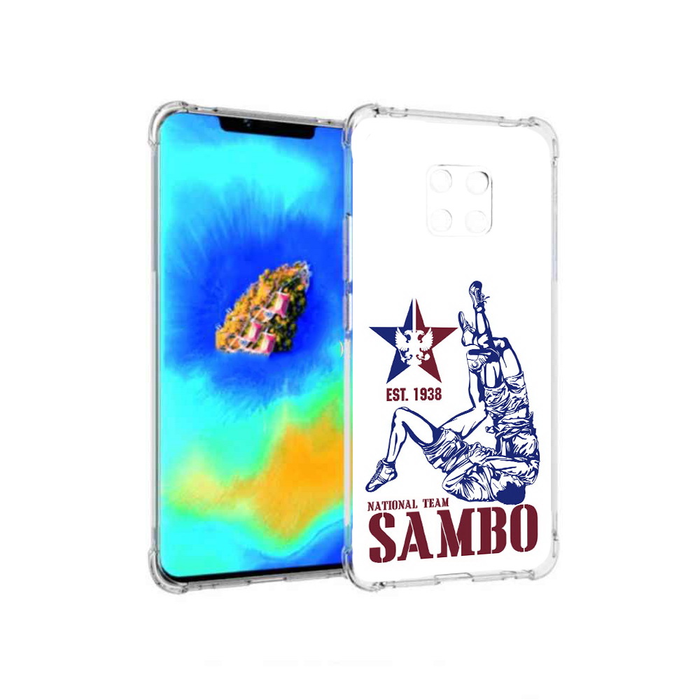 

Чехол MyPads единоборства самбо для Huawei Mate 20 Pro, Прозрачный, Tocco