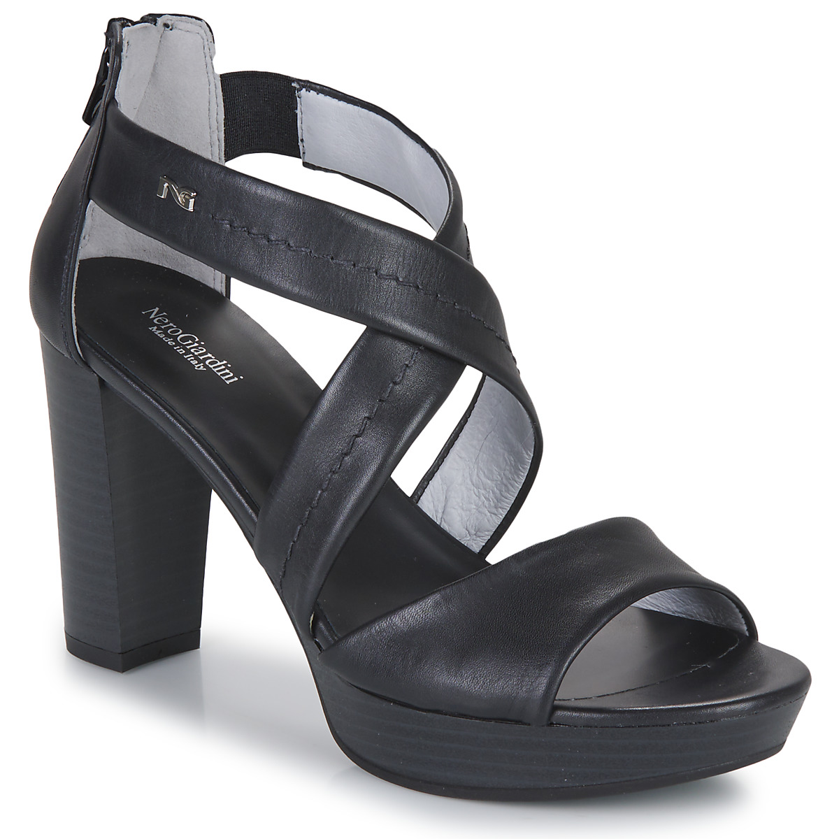 

Босоножки женские Nero Giardini 24352978 черные 40 EU, Черный, 24352978