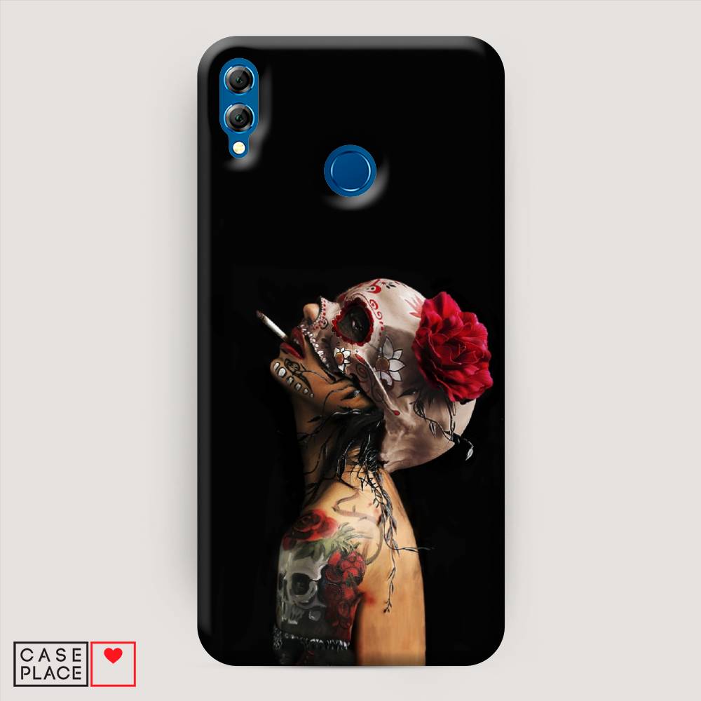 

Чехол Awog "Девушка с черепом" для Honor 8X, 66720-7