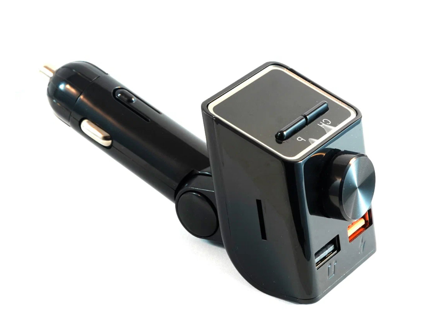 FM-трансмиттер Der-kit CAR Q18 mp3 player, Bluetooth, цвет: чёрный
