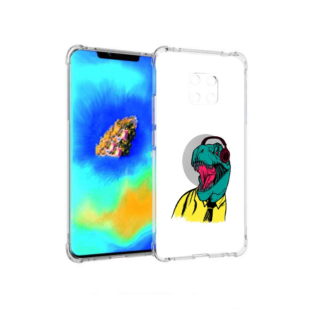 

Чехол MyPads дино для Huawei Mate 20 Pro, Прозрачный, Tocco