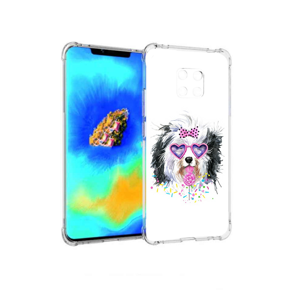 

Чехол MyPads пушистик для Huawei Mate 20 Pro, Прозрачный, Tocco