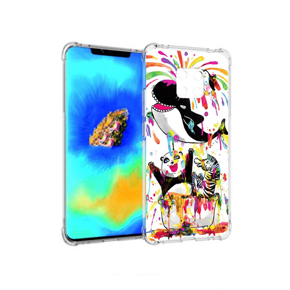 

Чехол MyPads Хиппи кит для Huawei Mate 20 Pro, Прозрачный, Tocco