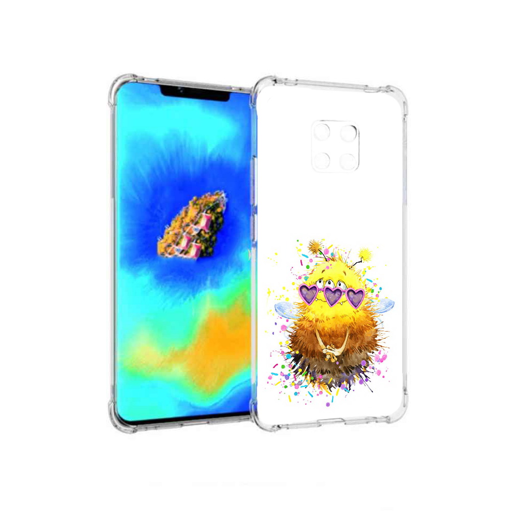 

Чехол MyPads Пушитый шмель для Huawei Mate 20 Pro, Прозрачный, Tocco