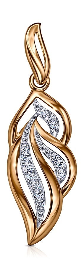 

Кулон из золота Kari Jewelry 237441, фианит, 237441