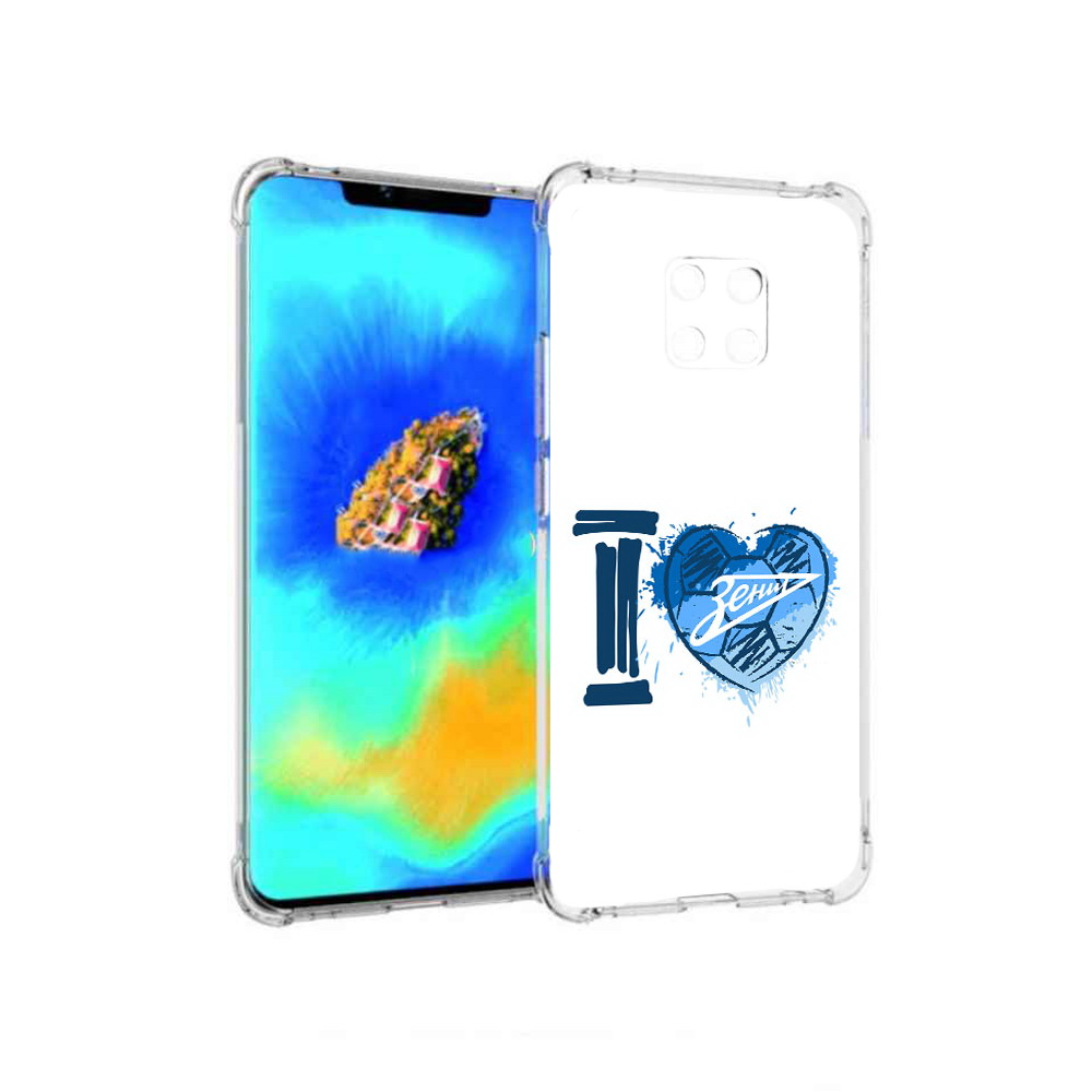 

Чехол MyPads ФК я люблю зенит для Huawei Mate 20 Pro, Прозрачный, Tocco