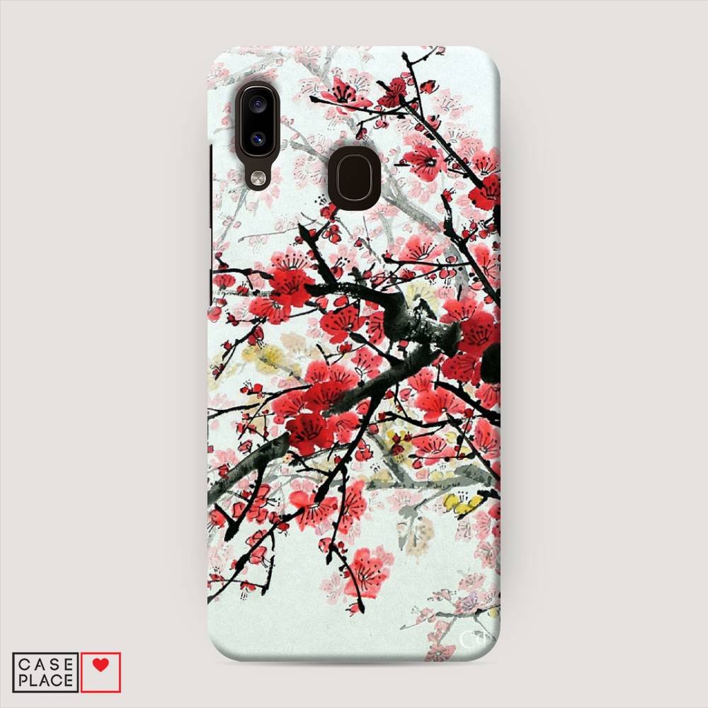 

Пластиковый чехол "Сакура" на Samsung Galaxy A30, 27520-3