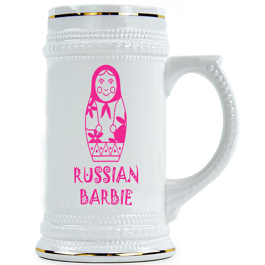 фото Пивная кружка drabs russian barbie