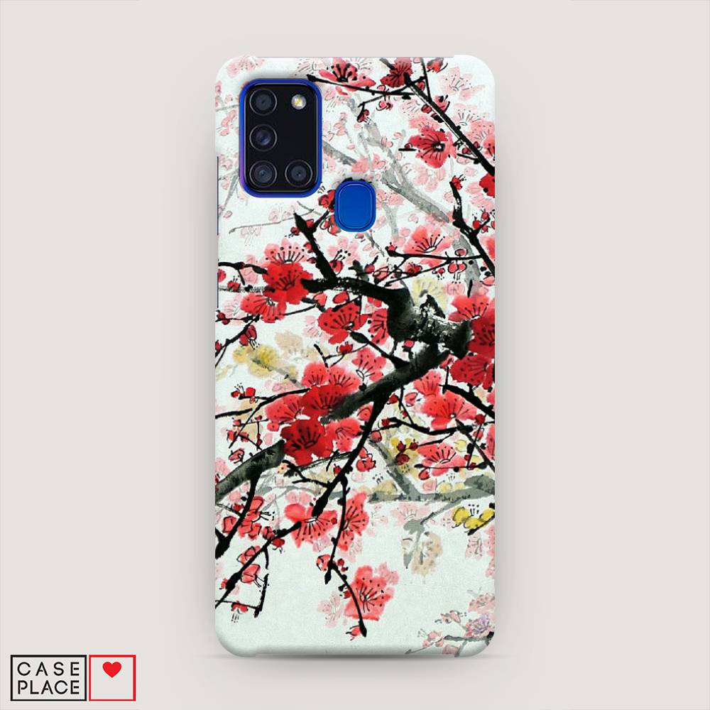 

Пластиковый чехол "Сакура" на Samsung Galaxy A21s, 2100220-3