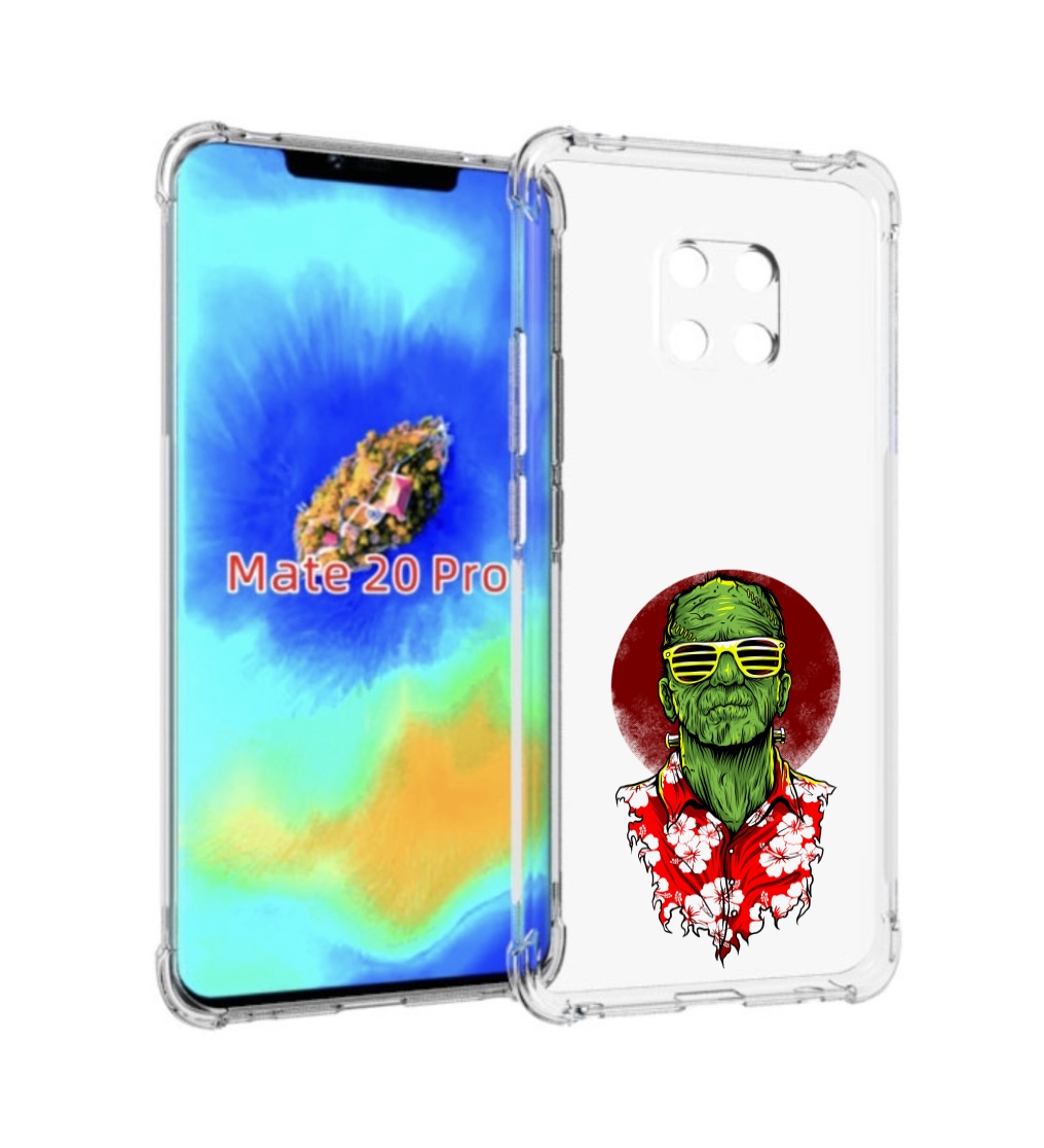 

Чехол MyPads крутой зеленый мужчина в очках для Huawei Mate 20 Pro/Mate 20 RS 6.39, Прозрачный, Tocco