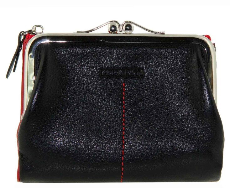 

Кошелек женский Prensiti K1083 черный, красный, K1083