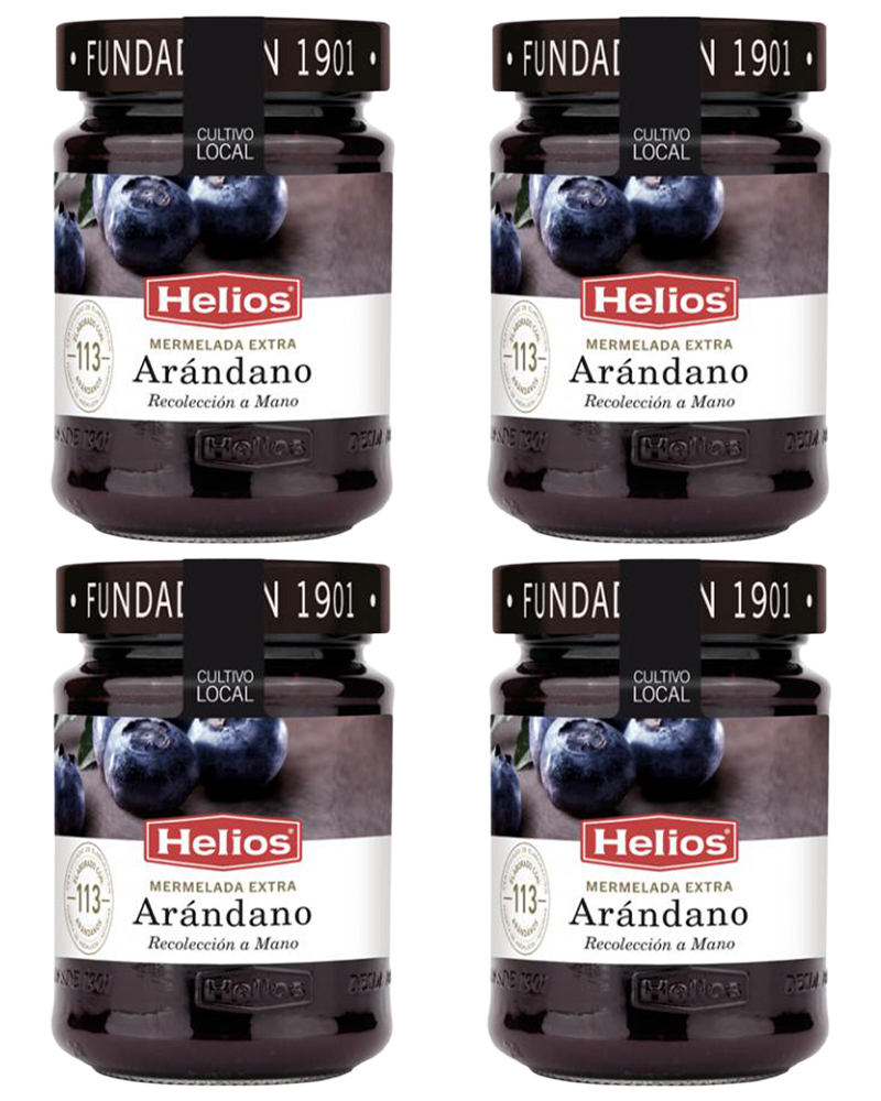

Конфитюр Helios из черники Extra, 340 г х 4 шт