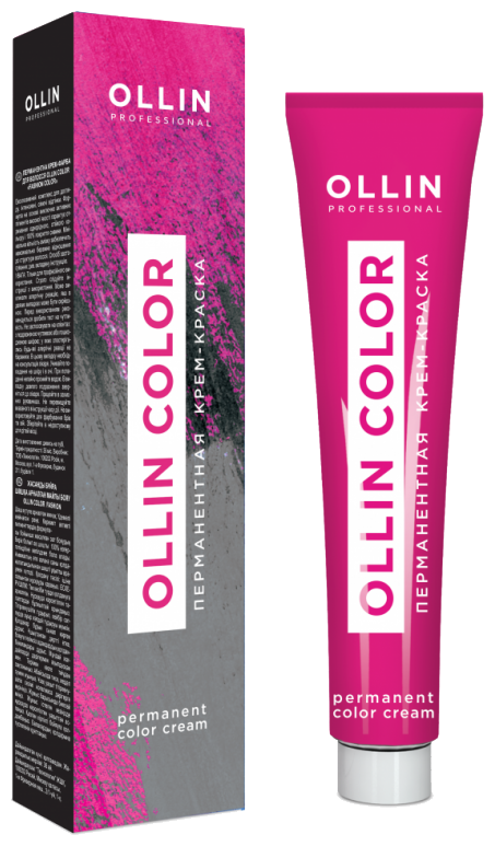 Перманентная крем-краска Ollin Professional Сolor, 7/75 русый коричнево-махагоновый, 60 мл крем для создания локонов twisted