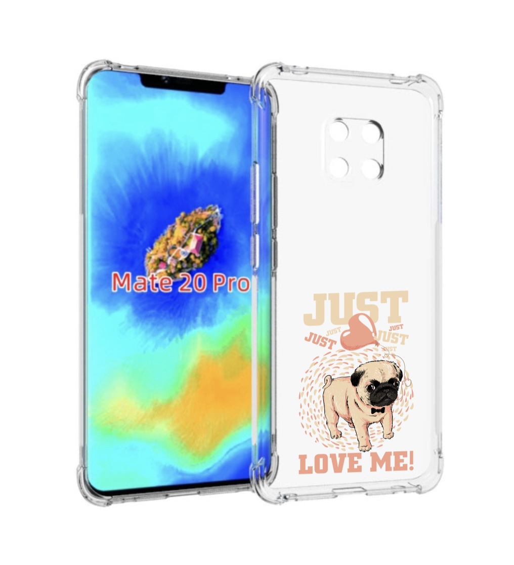 

Чехол MyPads Люби меня для Huawei Mate 20 Pro/Mate 20 RS 6.39, Прозрачный, Tocco