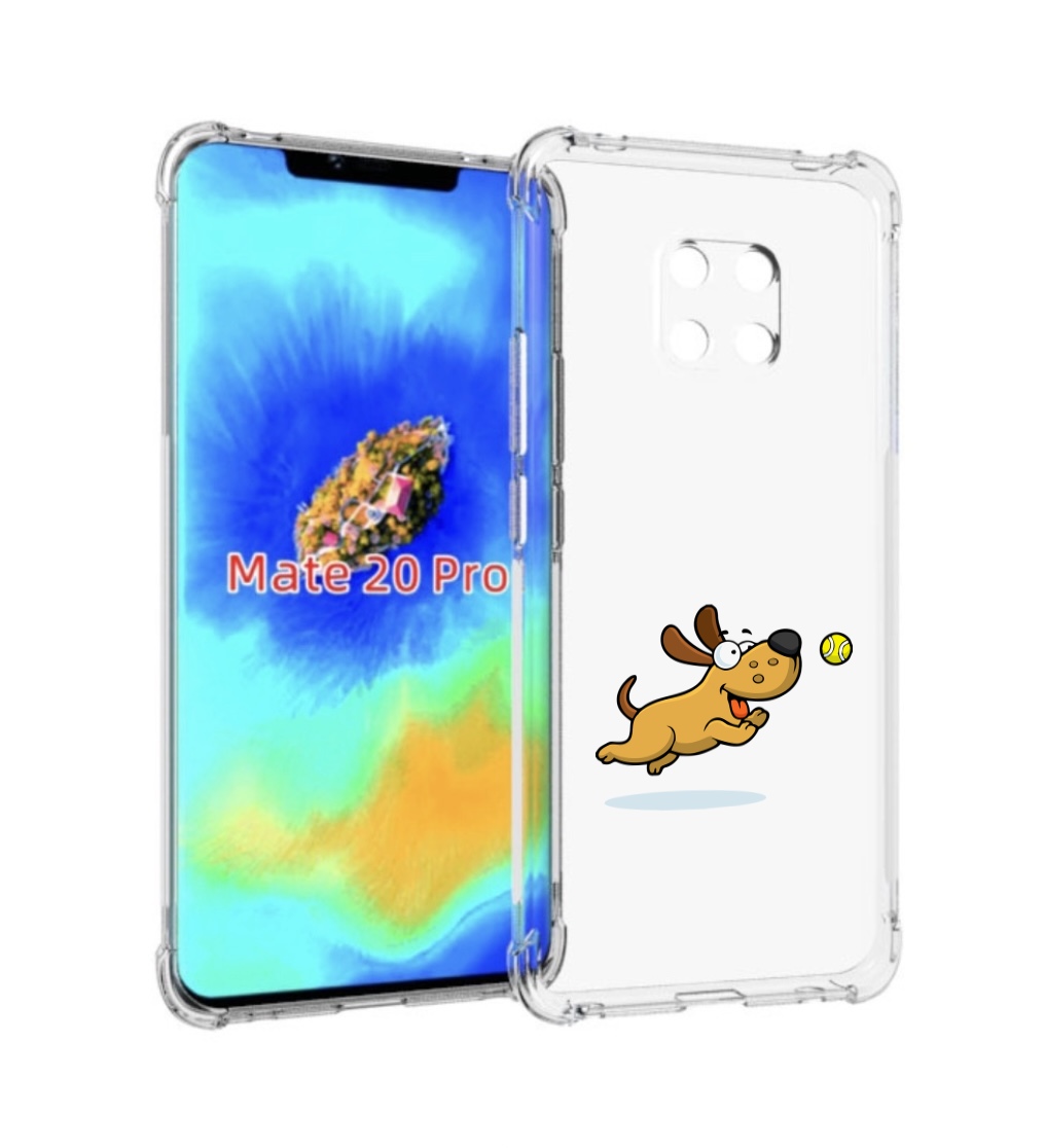 

Чехол MyPads пёсик для Huawei Mate 20 Pro/Mate 20 RS 6.39, Прозрачный, Tocco