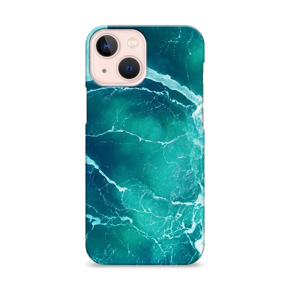 

Пластиковый чехол "Изумрудный океан" на Apple iPhone 13 mini, 14120-3