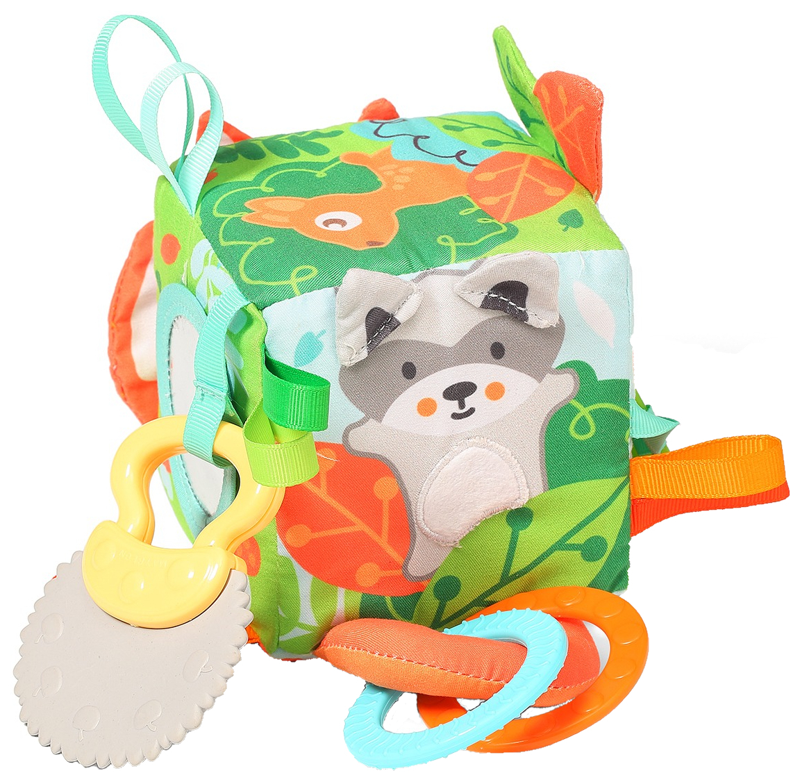 

Игрушка-подвеска Babyono сенсорный кубик Forest 548
